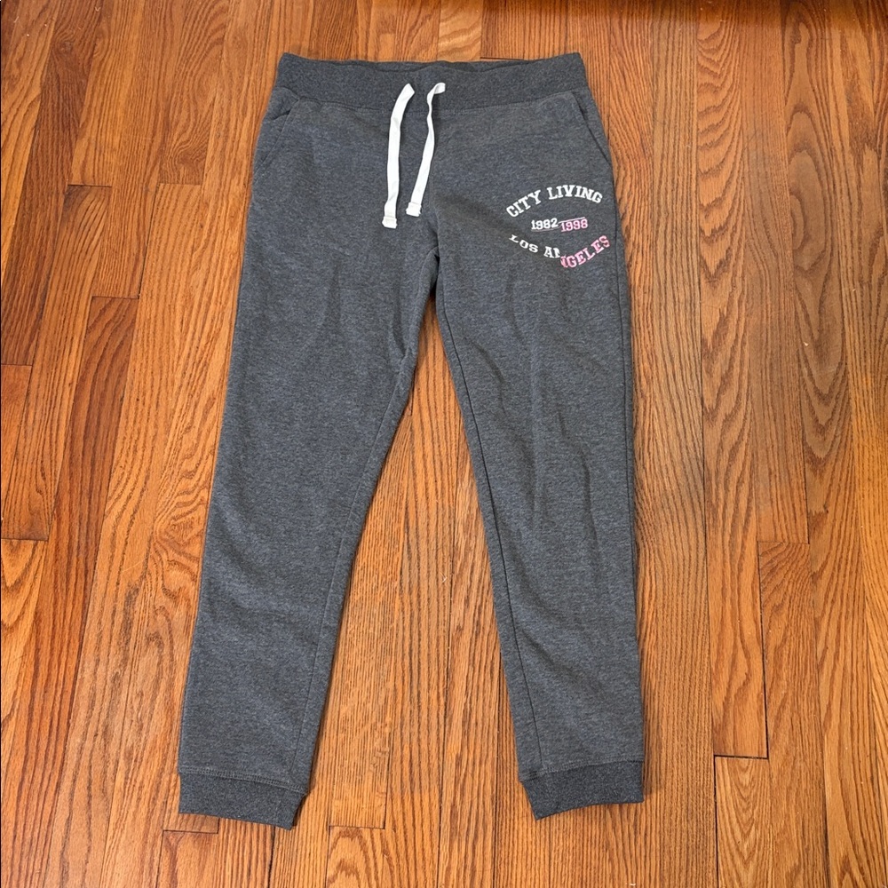 Primark City Living Los Angeles Joggers Grey size 8 NWT‎